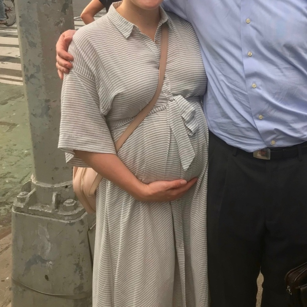 Hatch Button Down Midi Dress With Belt Size 0 - image 5